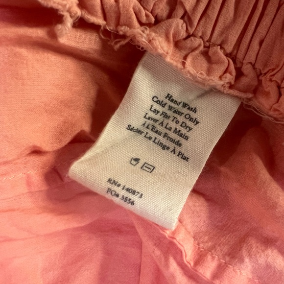 LoveShackFancy Ruffle Mini Skirt in Peach Blossom - Picture 10 of 10